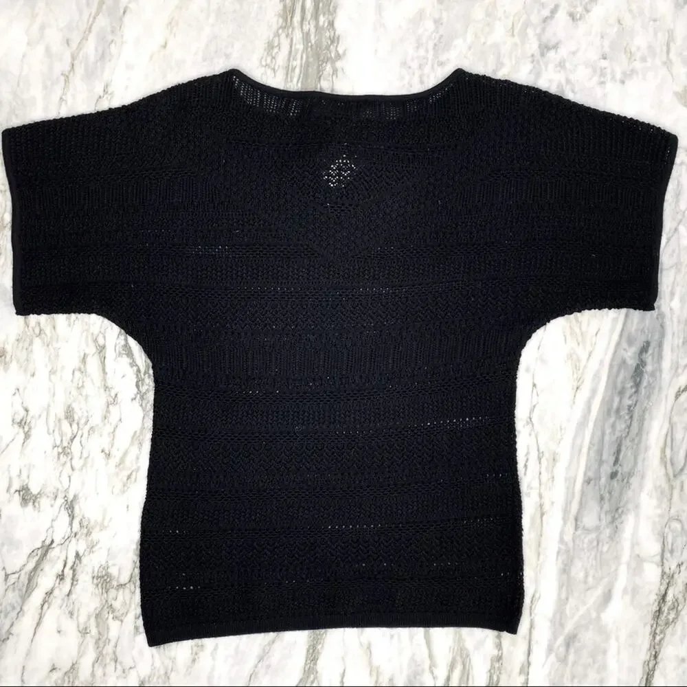 🦩HP🦩 LAUREN by RALPH LAUREN 100% Wool Knit Sweater Shirt Blouse Top XS